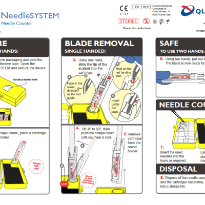 How To Use BladeNeedleSYSTEM Sterile Scalpel Blade Remover | Qlicksmart ...